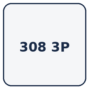 308 3 PORTES