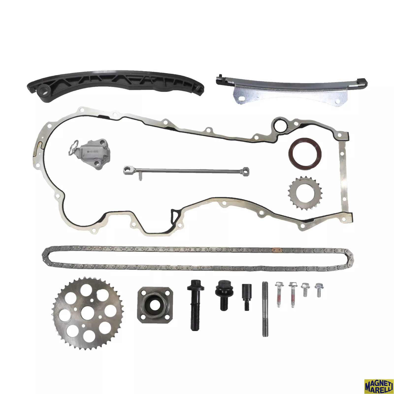 Kit chaîne de distribution Magneti Marelli avec joint, jeu de vis et tuyau d' Magneti Marelli — Réf. 1450010MM