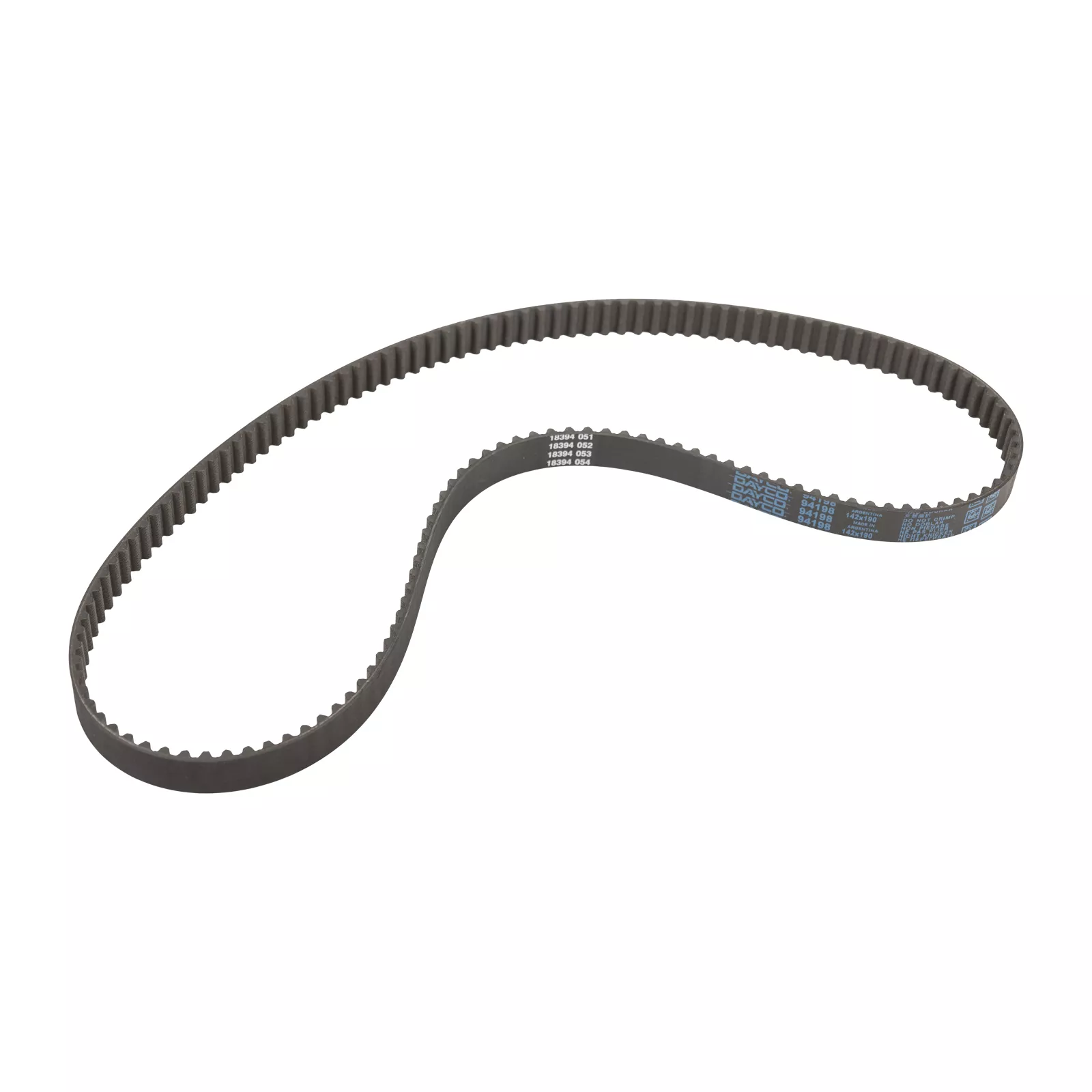 Courroie de distribution 142 dents-19mm Dayco — Réf. 1470019