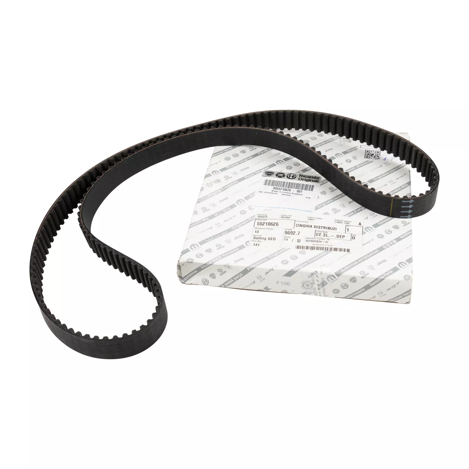 Courroie de distribution 166 dents-24mm — Réf. 1470061OE