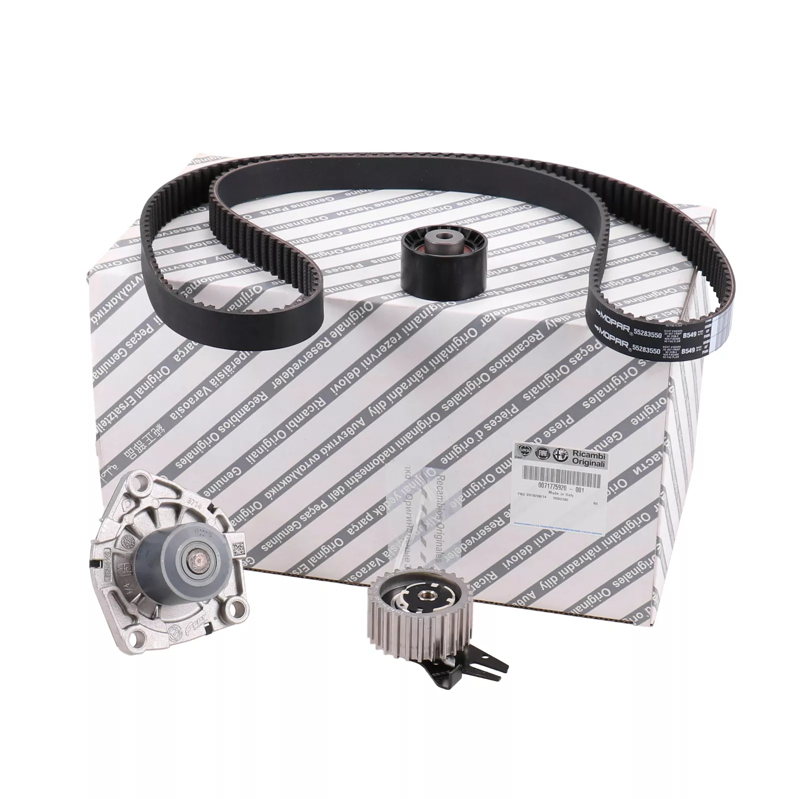 Kit courroie de distribution avec pompe a eau d'origine — Réf. 1500174OE