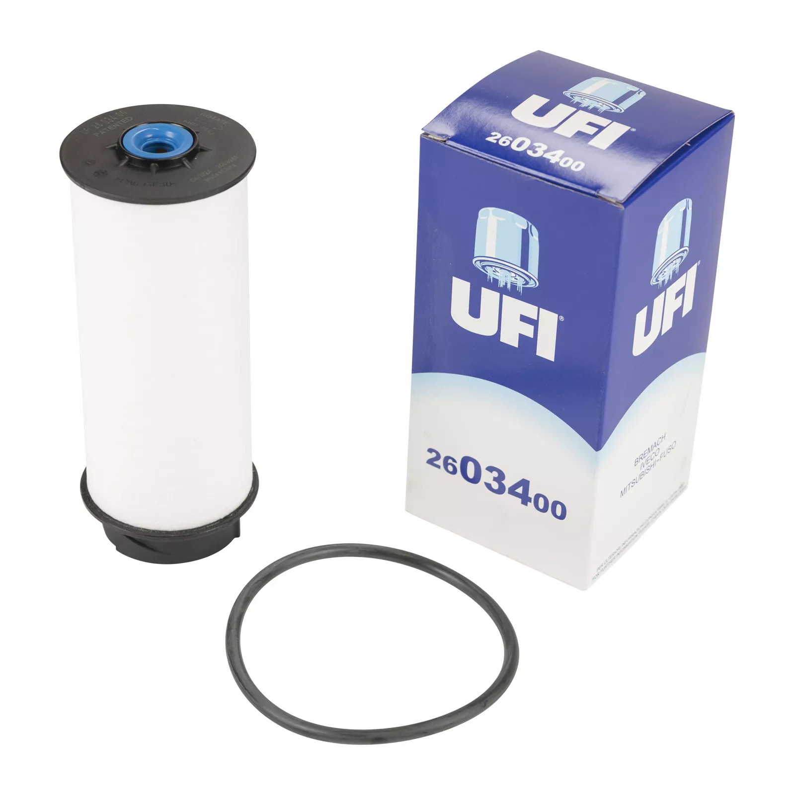 Insert de filtre a carburant D1=68 D2=11 H=168 mm UFI — Réf. 1820109UFI