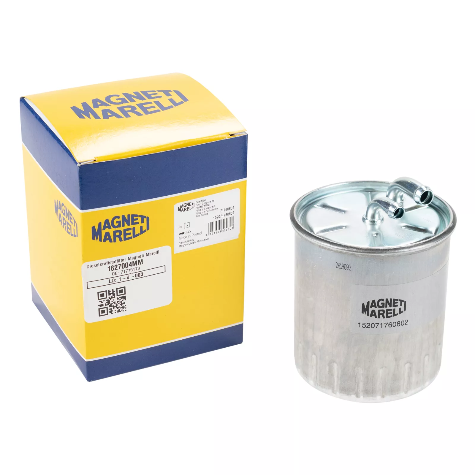 Filtre à gasoil Magneti Marelli — Réf. 1827004MM