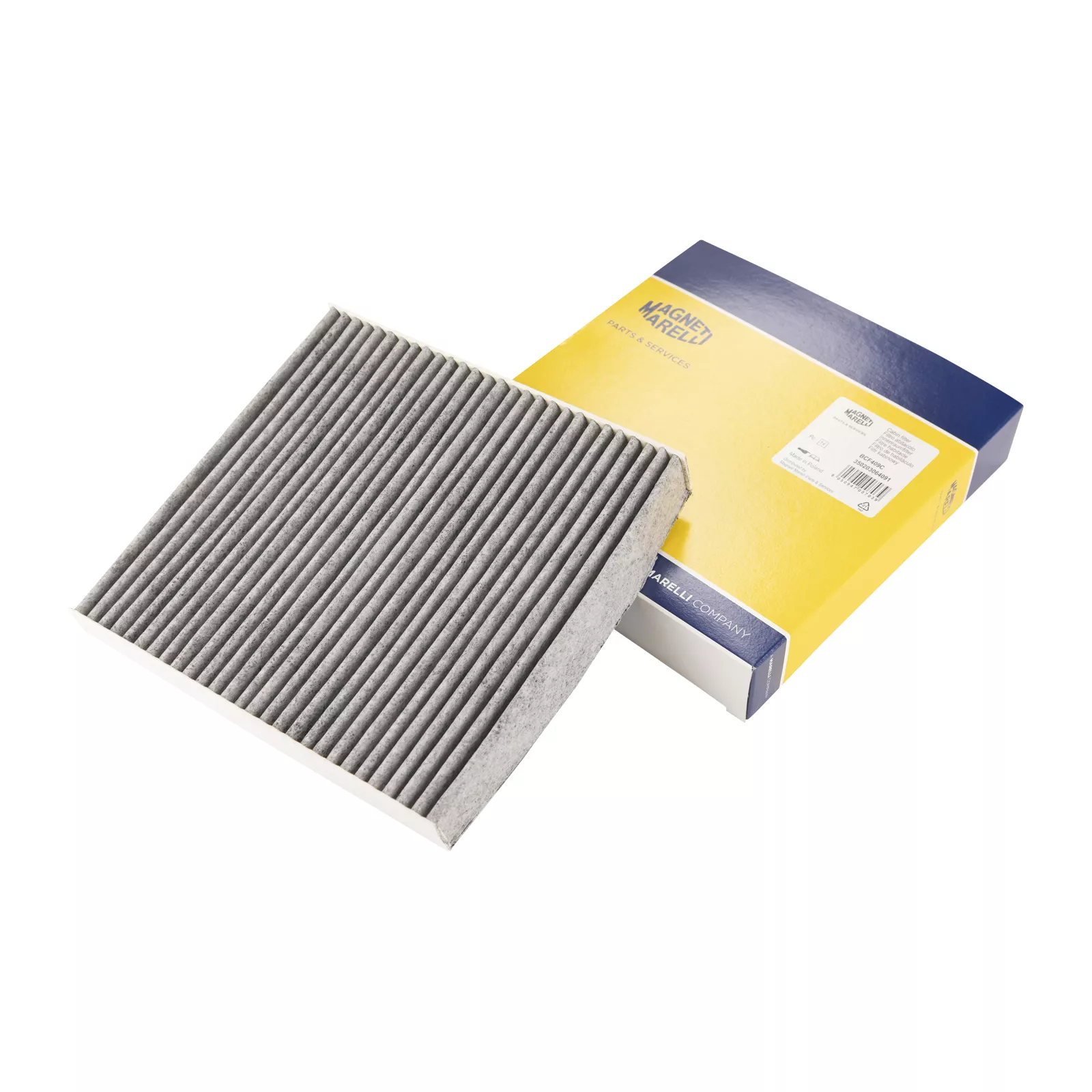 Filtre a air interieur au charbon actif Magneti Marelli L=196 L=187 H=30 mm Magneti Marelli — Réf. 1880071MM-AKT