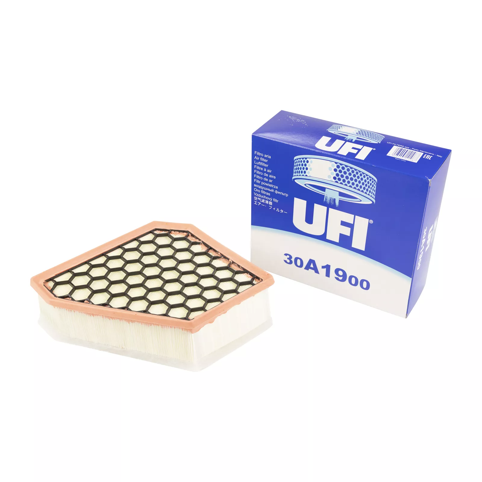 Cartouche de filtre à air UFI 30.A19.00 UFI — Réf. 1890234