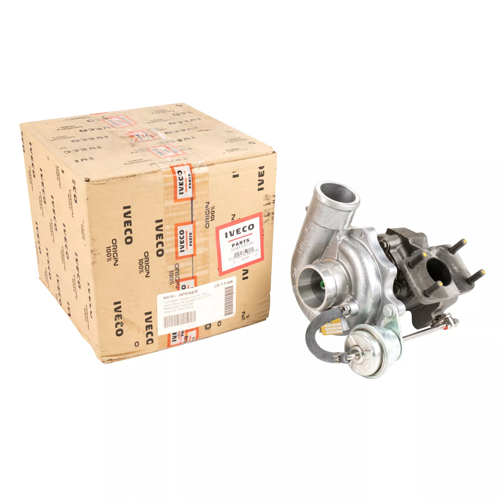 Turbocompresseur Piece neuve d'origine Iveco — Réf. 2470102OE