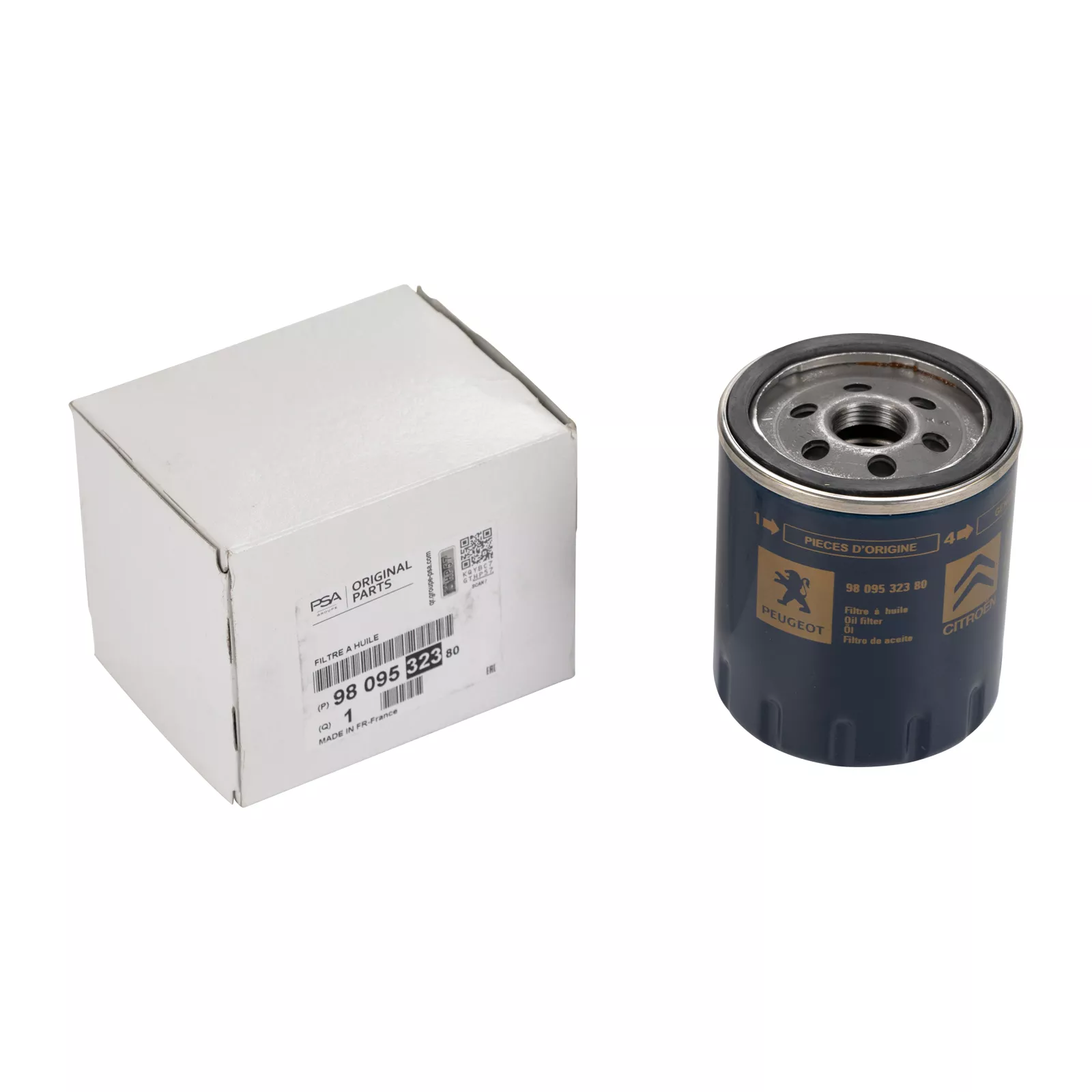 Filtre a huile Cartouche de filtre a huile Original PSA (9809532380) — Réf. 2630075PSA