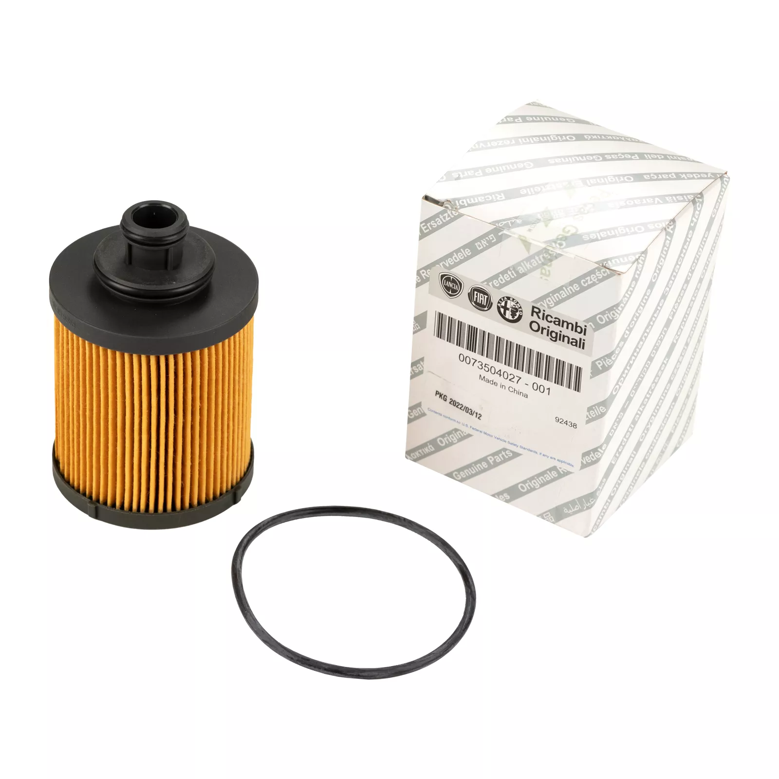 Insert de filtre a huile d'origine Fiat pour systeme de filtration UFI — Réf. 2632026OE