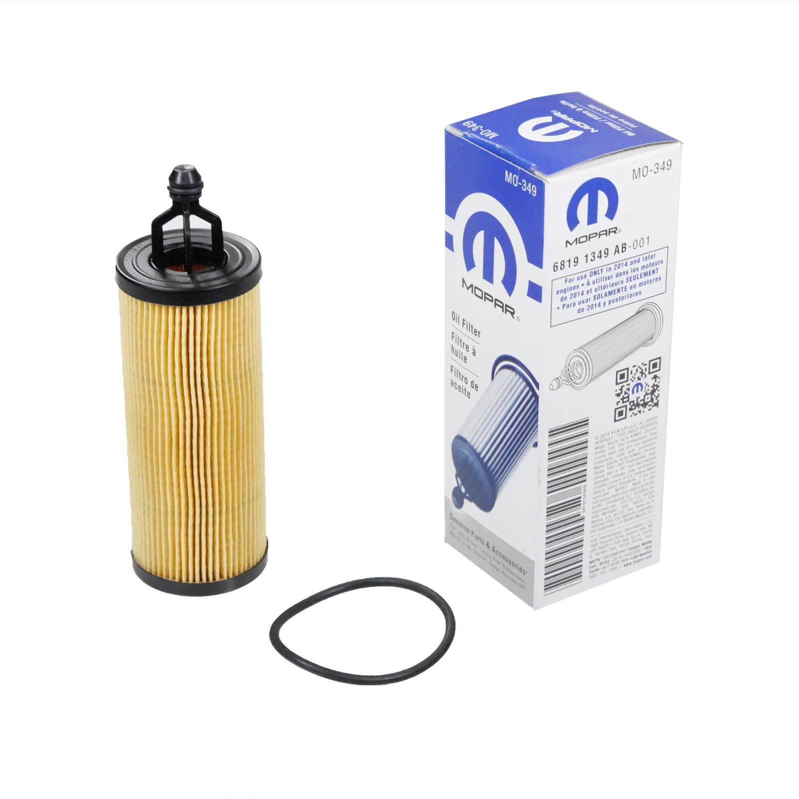 Filtre a huile d'origine Mopar 3.0L V6, 3.6L V6 — Réf. 2632054OE