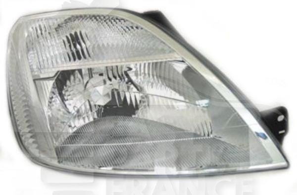 Optique avant droit passager H4 électrique avec moteur Ford Fiesta 6 — Réf. 1320348