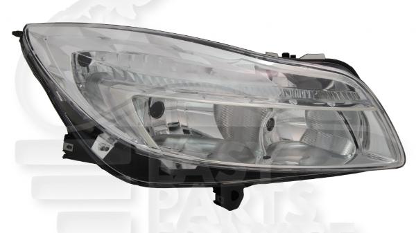 Optique avant droit passager H1+H7 électrique avec moteur Opel Insignia — Réf. 13226783