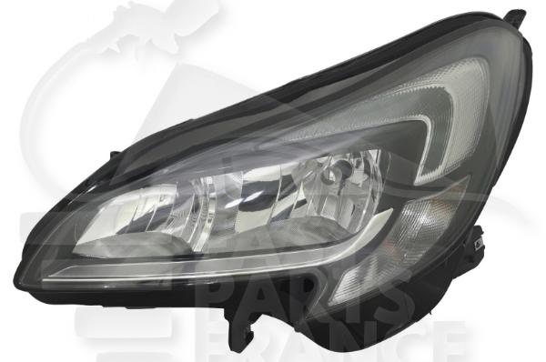 Optique avant gauche conducteur H7+H7 électrique avec moteur - Led Opel Corsa E — Réf. 13381343