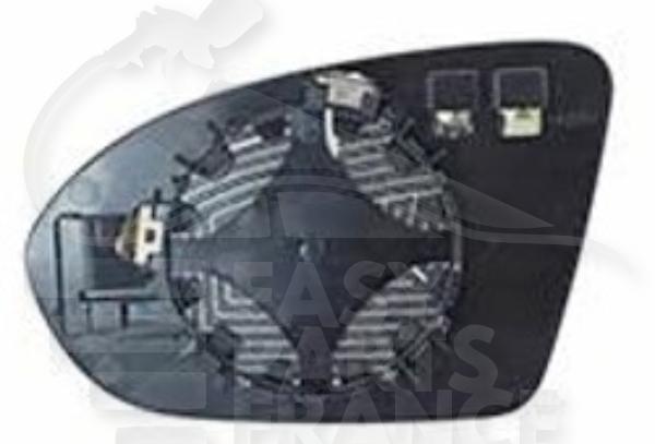 Glace de rétroviseur droit passager chauffant Opel Astra K — Réf. 13396527