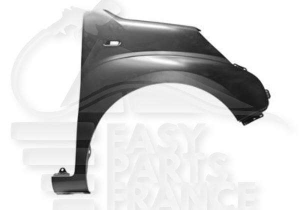Aile avant droit passager avec emplacement feu sans moulure Citroen Fiorino — Réf. 1352673080