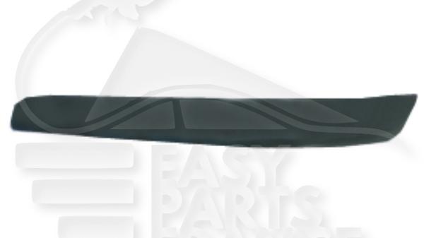 Moulure de pare-chocs arrière droit passager à peindre - 5 portes Opel Astra 3/5 Ptes — Réf. 1404787