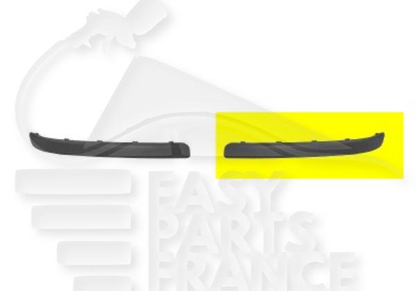 Moulure de pare-chocs arrière droit passager noire Opel Corsa C — Réf. 1409134