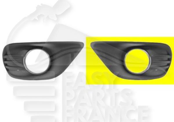 Grille de pare-chocs avant gauche conducteur avec emplacement antibrouillard noire Ford Focus — Réf. 1528561
