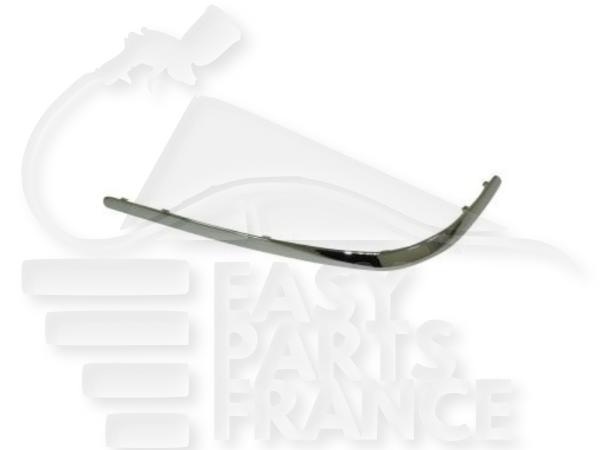 Moulure de pare-chocs arrière gauche conducteur chromée Mercedes Classe Gl - X164 — Réf. 1648851721
