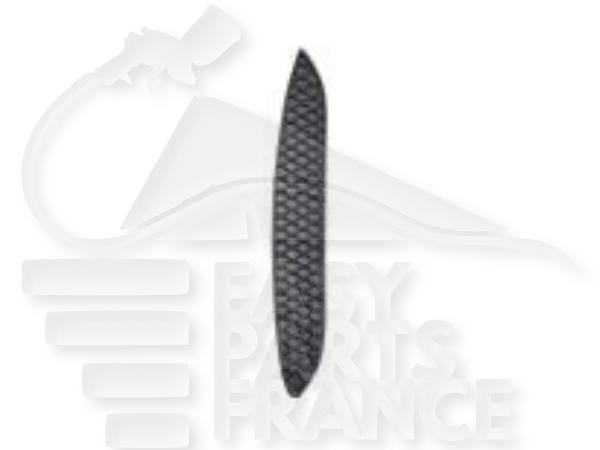 Grille de pare-chocs arrière gauche conducteur noire - version Amg Mercedes Classe A W177 — Réf. 1778852701