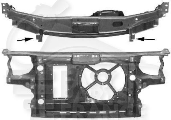 Face avant version 2.0 droit passager radiateur 63 0mm Volkswagen Golf/3 — Réf. 1H0805594L