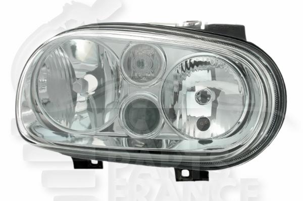 Optique avant gauche conducteur H7+H1+H3 électrique sans moteur Volkswagen Golf/4 — Réf. 1J1941017K