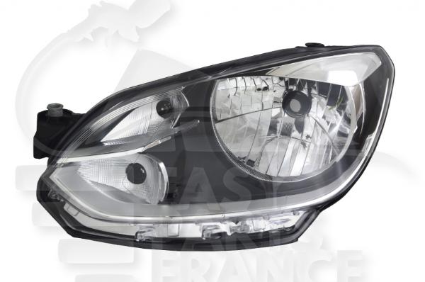 Optique avant gauche conducteur H4 électrique avec moteur f / noir- bord chromé Volkswagen Up — Réf. 1S1941015N