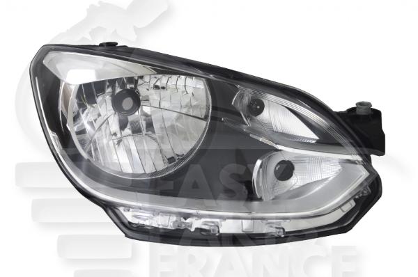 Optique avant droit passager H4 électrique avec moteur f / noir- bord chromé Volkswagen Up — Réf. 1S1941016N