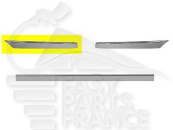 Moulure de pare-chocs arrière gauche conducteur sans packcontrol Mercedes Classe C W203 — Réf. 20388527219999