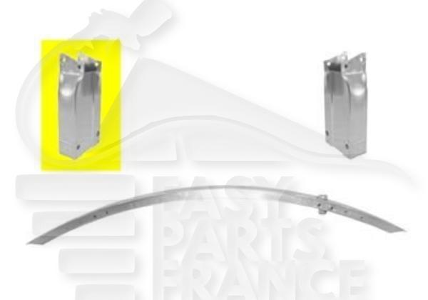 Support de renfort de pare-chocs avant droit passager Mercedes Classe C W 204 — Réf. 2046200995