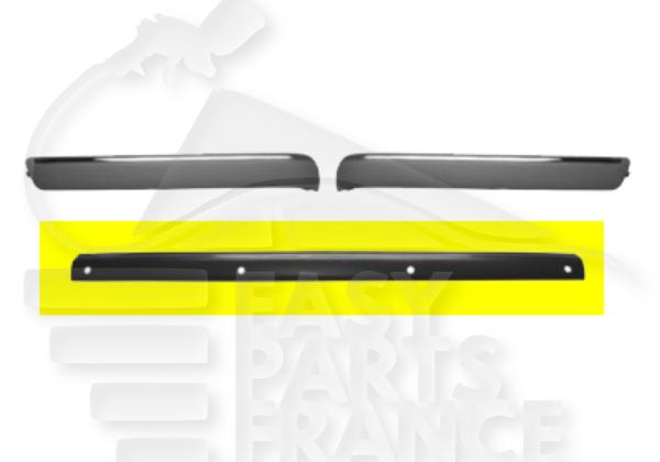 Moulure centrale pare-chocs arrière avec jonc - avec packcontrol Mercedes Classe E — Réf. 2108854321