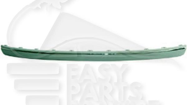 Moulure centrale de pare-chocs arrière avec jonc chromé avec packcontrol version avantgarde Mercedes Classe E W211 — Réf. 2118800012