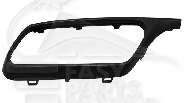Moulure de pare-chocs arrière gauche conducteur peinte noire version e63 Amg Mercedes W212 Classe E — Réf. 2128855321