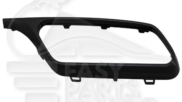Moulure de pare-chocs arrière droit passager peinte noire version e63 Amg Mercedes W212 Classe E — Réf. 2128855421