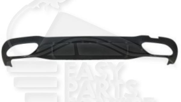 Spoiler de pare-chocs arrière noir 4 portes Mercedes W213 Classe E - Me102 — Réf. 2138851801