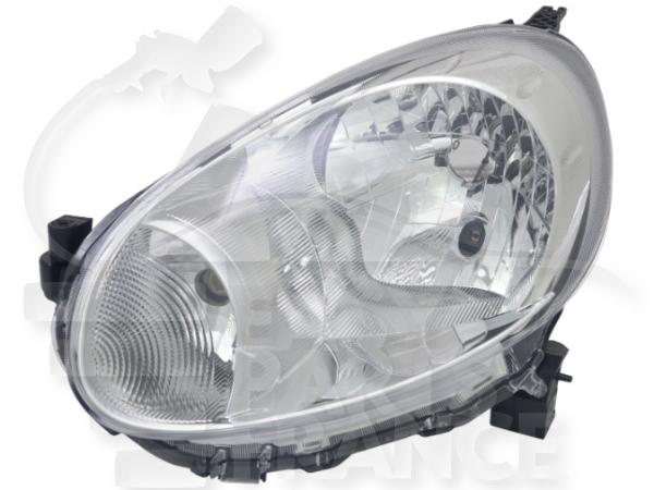 Optique avant gauche conducteur H4 électrique sans moteur Nissan Micra K13 — Réf. 260601HB0A