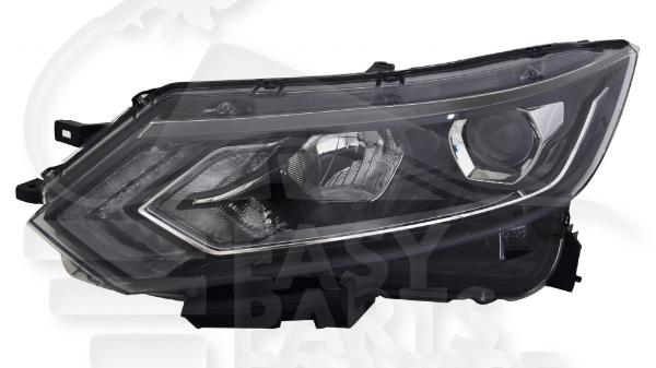 Optique avant gauche conducteur H11+H9 électrique sans moteur Led Nissan Qashqai — Réf. 26060HV00A