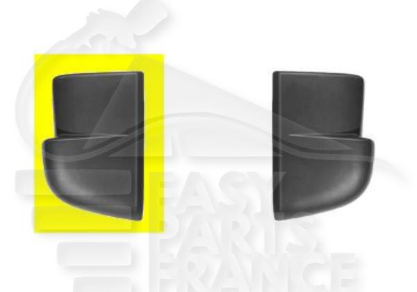 Crosse de pare-chocs arrière gauche conducteur noire Volkswagen Lt Ii — Réf. 2D1807321B41
