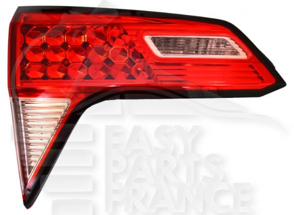 Feu arrière gauche conducteur intérieur rouge Led Honda Hr-V — Réf. 34155T7SA01