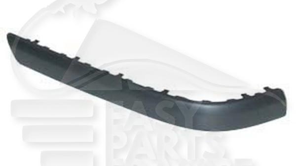 Moulure de pare-chocs arrière gauche conducteur noire - 4 portes Volkswagen Passat 4 Ptes — Réf. 3B5807791