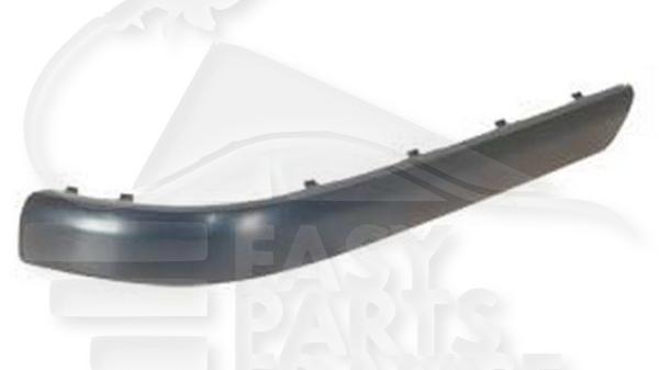 Moulure de pare-chocs arrière droit passager noire - break Volkswagen Passat Break — Réf. 3B9807792BB41
