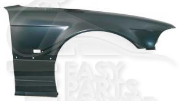 Aile avant droit passager + emplacement feu Bmw E36 2 Ptes/Coupe/Cab/M3 — Réf. 41358122236