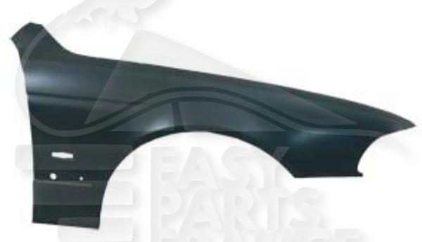 Aile avant droit passager avec emplacement feu Bmw E39 — Réf. 41358162134