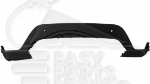 Spoiler de pare-chocs avant noir avec aide au stationnement Bmw X3 F25 — Réf. 51117389895