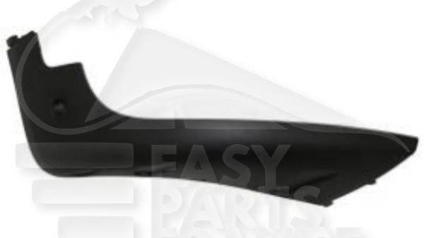 Spoiler de pare-chocs avant droit passager noir avec ou sans aide au stationnement Mini Countryman — Réf. 51117405390