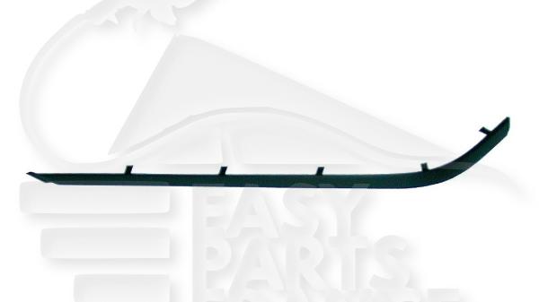 Moulure de pare-chocs arrière droit passager sans aide au stationnement version 4 portes Bmw E39 — Réf. 51127005926