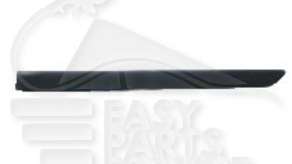 Moulure de pare-chocs arrière droit passager noire 4 portes Bmw E46 4 Ptes — Réf. 51127030604