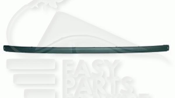 Moulure de pare-chocs arrière centrale inferieur noire - sans aide au stationnement - 4 portes Bmw E46 4 Ptes — Réf. 51127030606