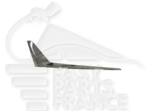Moulure supérieur de pare-chocs arrière gauche conducteur chromée version luxury line Bmw S3 G20/G21 — Réf. 51127488349