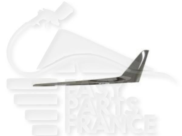 Moulure supérieur de pare-chocs arrière droit passager chromée version luxury line Bmw S3 G20/G21 — Réf. 51127488350