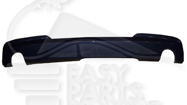Spoiler de pare-chocs arrière noir double sortie échappement - version 550 - version 4 portes Bmw S5 F10 M -Tech - Bm103 — Réf. 51127906248